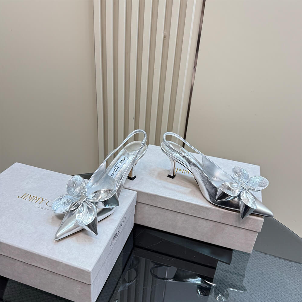 Jimmy Choo Staz Sling Back 70 Shoes - Replica Luxury Bags™