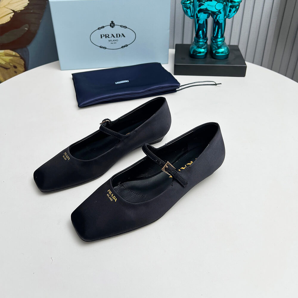 Prada Mary Jane Ballerinas Shoes - Replica Luxury Bags™