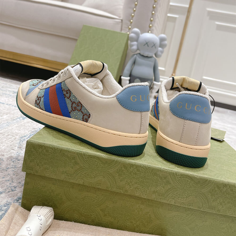 Gucci Women s Screener sneaker with crystals Shoes - Replica Luxury Bags™