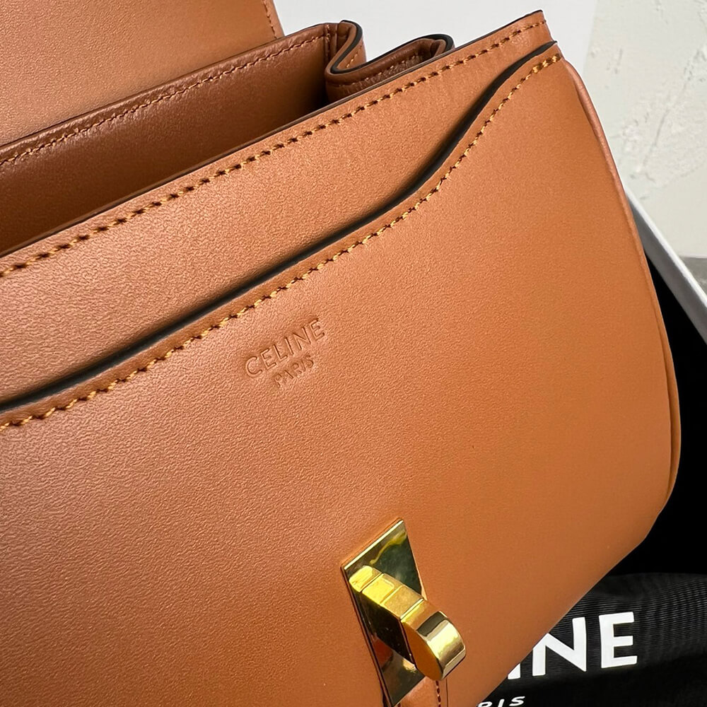 Celine Mini 16 Bag in Satinated Calfskin - Replica Luxury Bags™