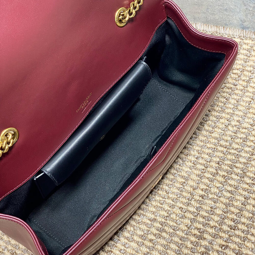 YSL Loulou Medium Bag in Matelasse Lambskin - Replica Luxury Bags™