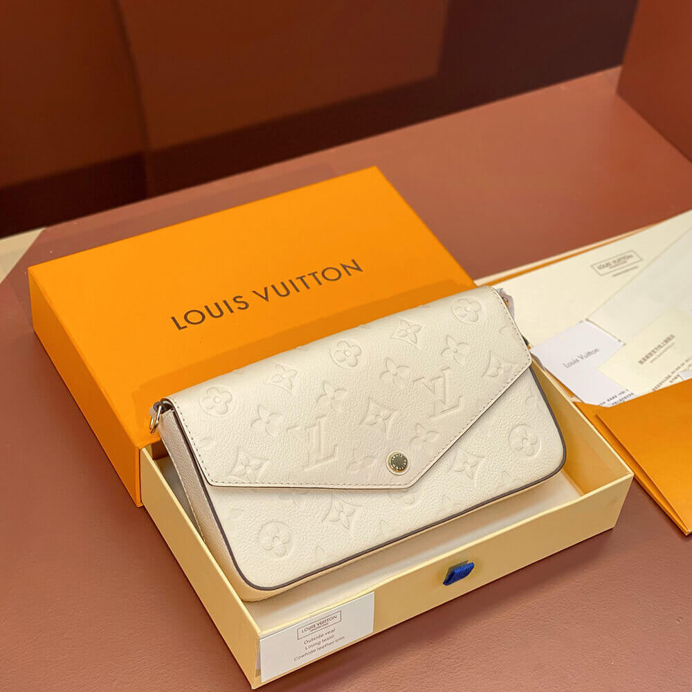 LV Felicie Pochette Bag with Chain - Replica Luxury Bags™