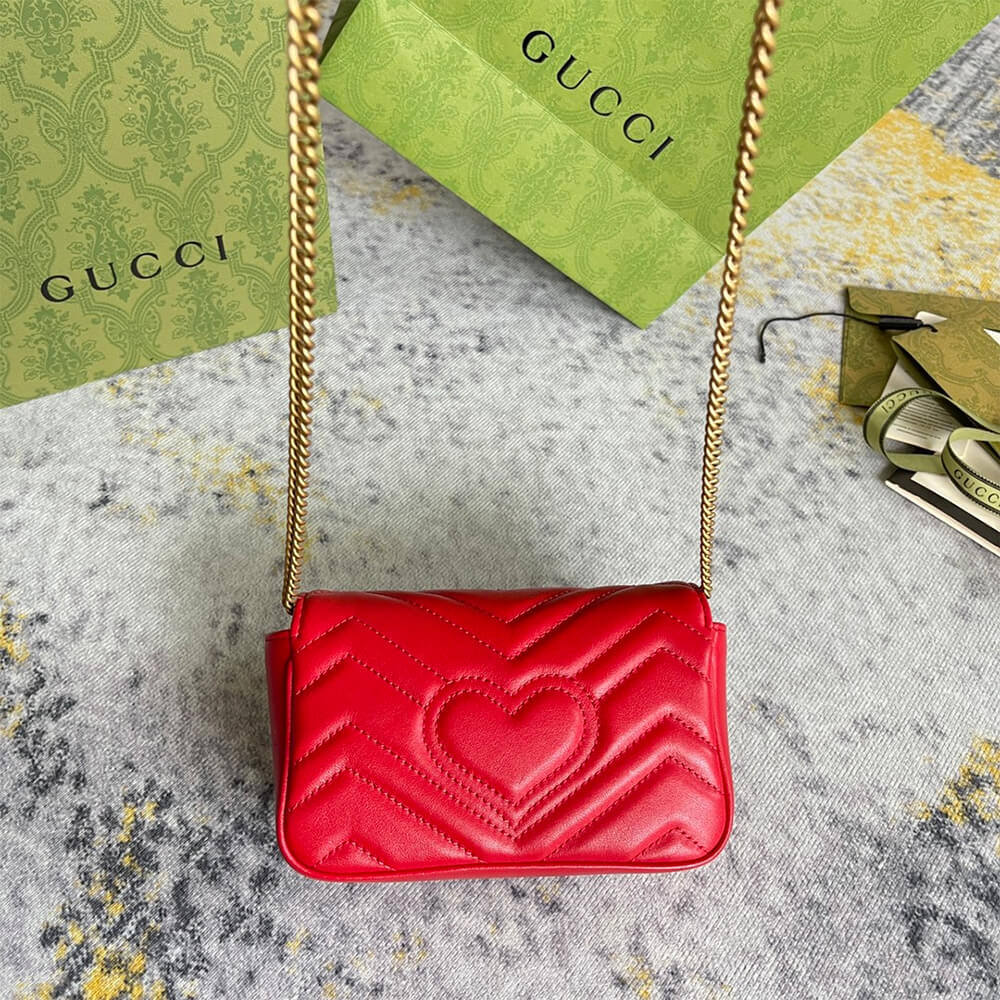 Gucci GG Marmont Matelasse Leather Super Mini Bag - Replica Luxury Bags™