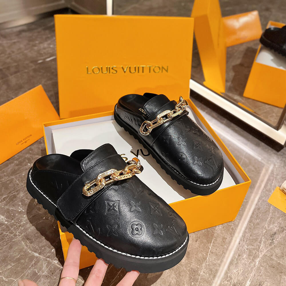 LV Cosy Flat Comfort Clog Shoes - Replica Luxury Bags™