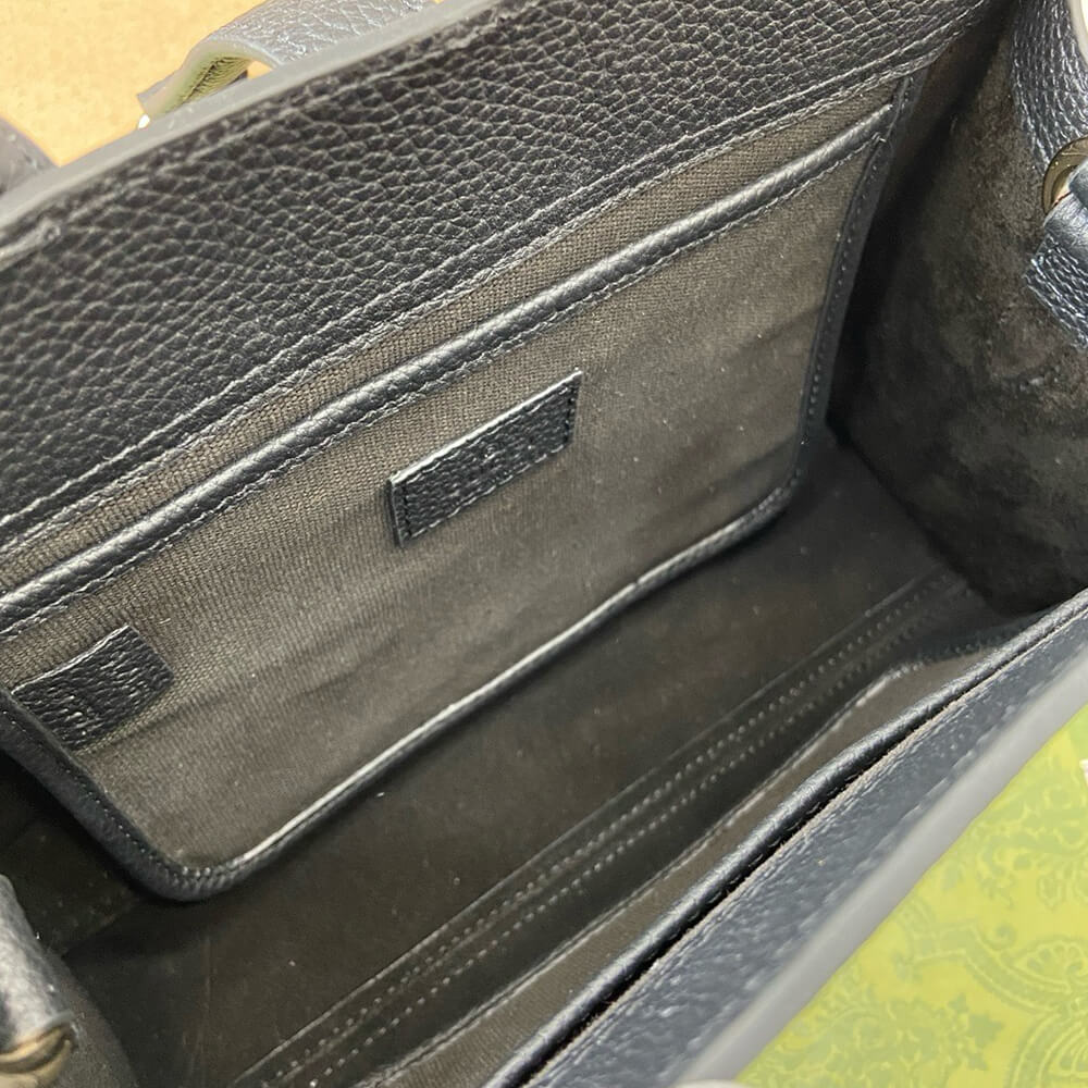 Gucci Small Tote Bag With Hook Closure - Replica Luxury Bags™