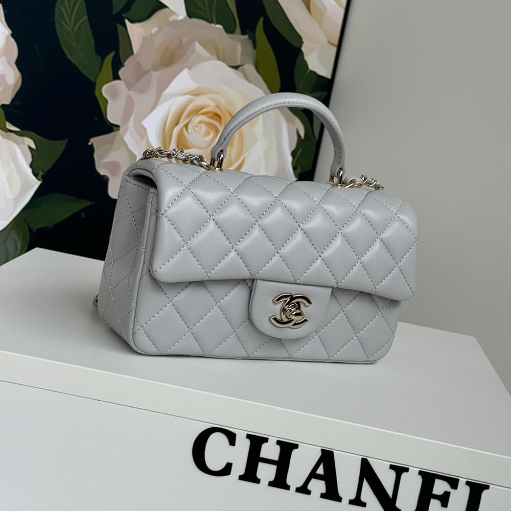 Chanel Mini Classic Handbag With Top Handle - Replica Luxury Bags™