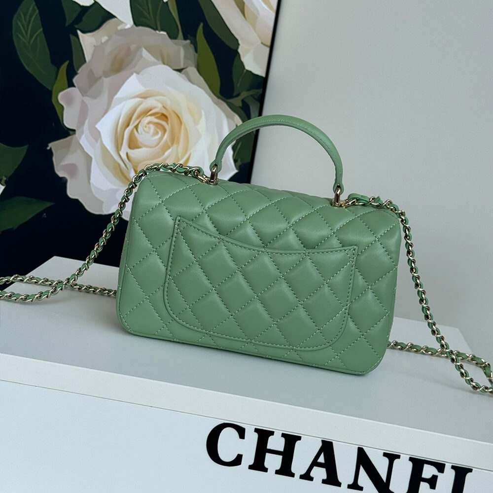 Chanel Mini Classic Handbag With Top Handle - Replica Luxury Bags™