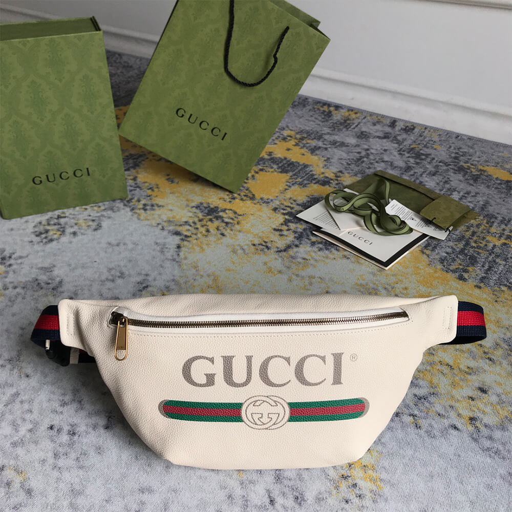 Gucci GG Print Leather Bumbag - Replica Luxury Bags™