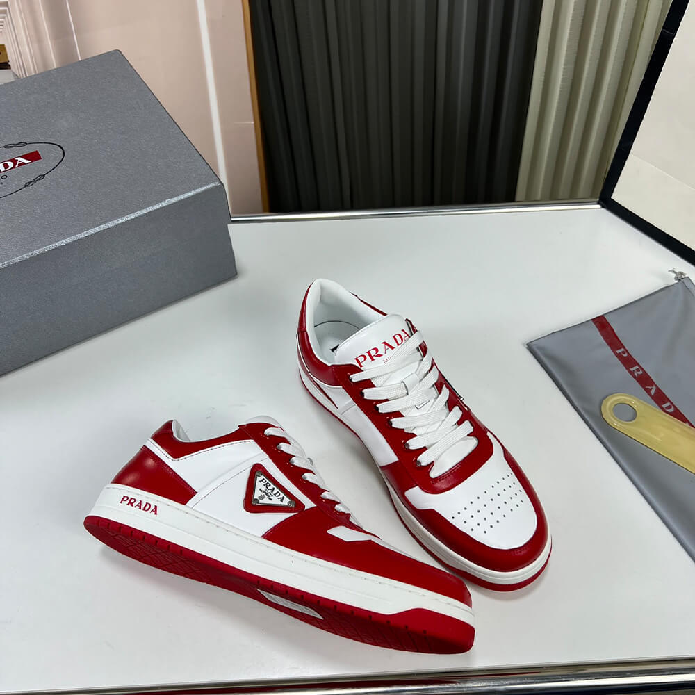 Prada Downtown nappa leather sneakers Shoes - Replica Luxury Bags™