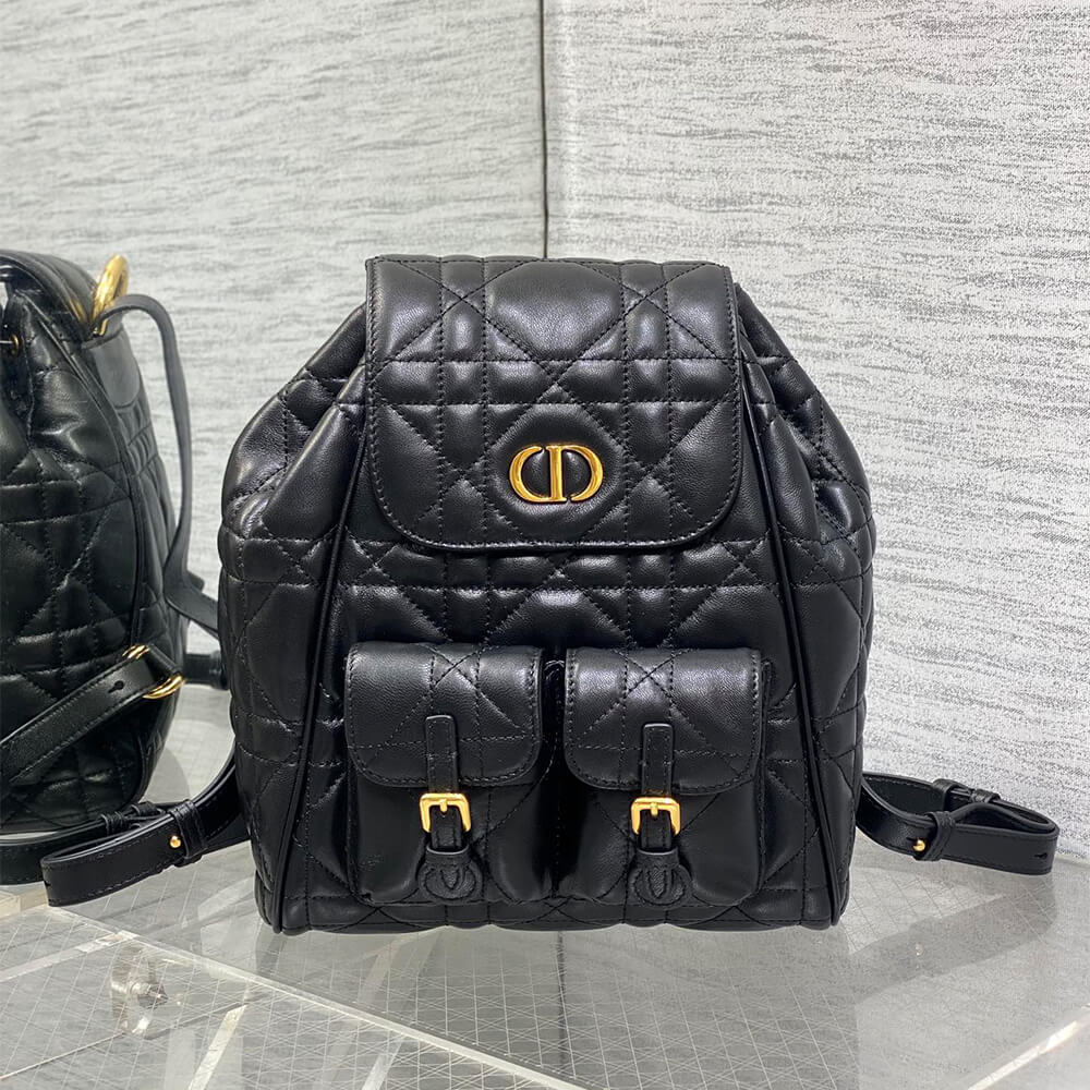 Medium Dior Caro Backpack Bag - Replica Luxury Bags™