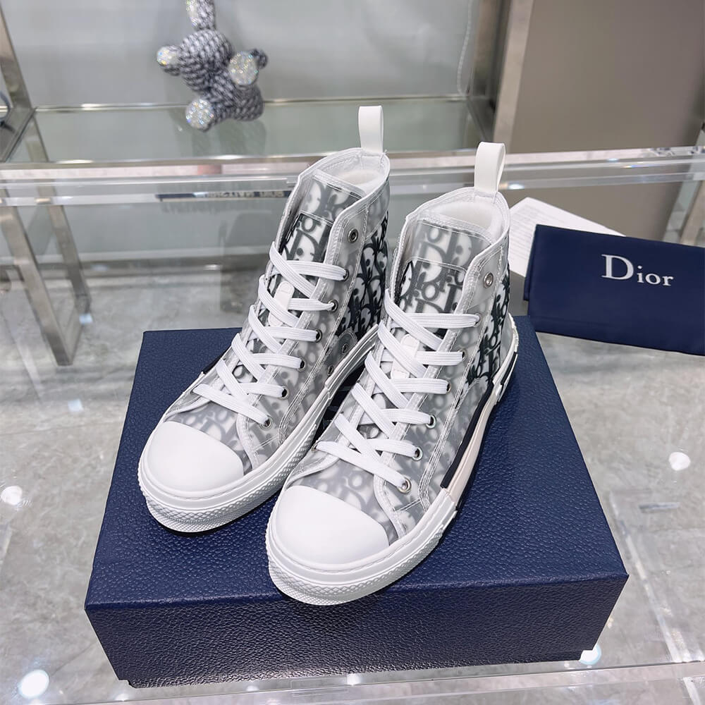 DIOR B23 High-Top Sneakers Dior Oblique Shoes - Replica Luxury Bags™