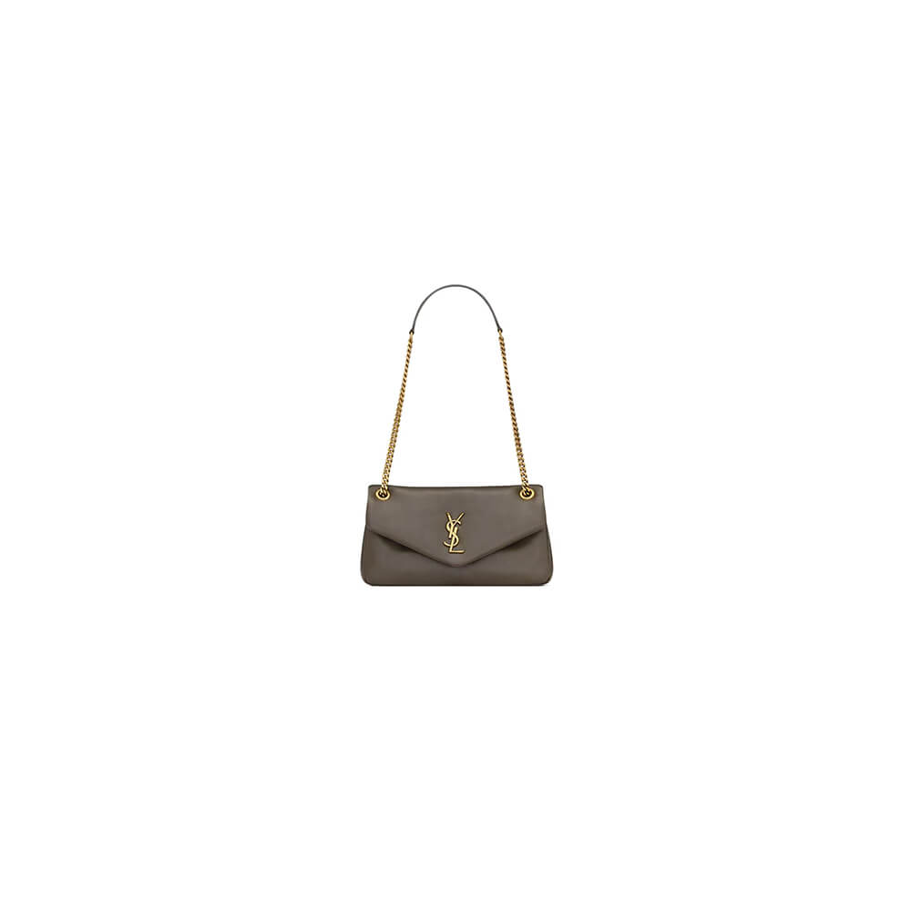YSL Calypso Small Bag in Plunged Lambskin - Replica Luxury Bags™