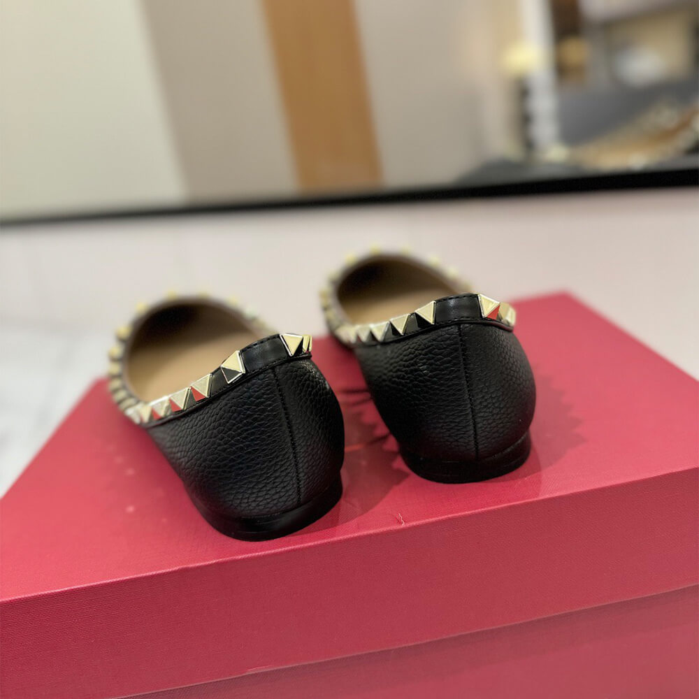 Valentino Rockstud Ballet Flat Shoes - Replica Luxury Bags™