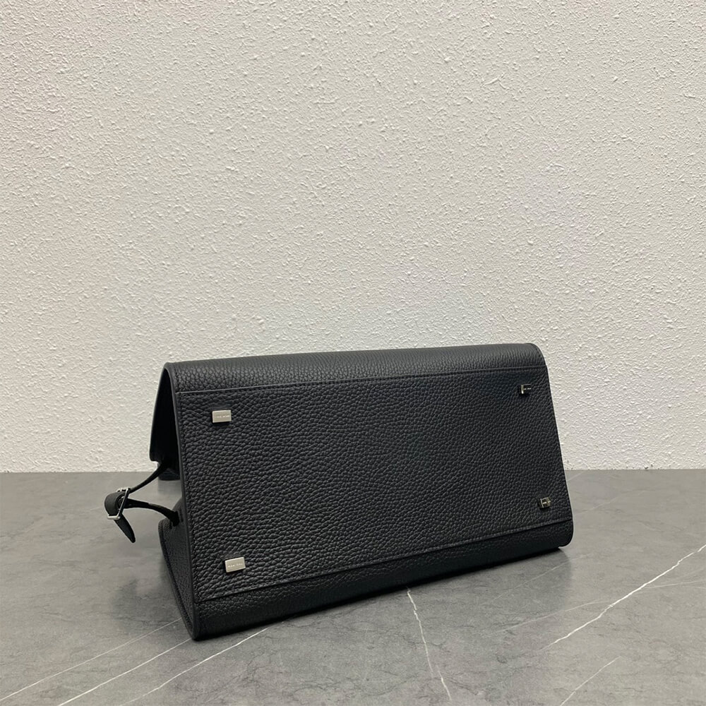 The Row Margaux 12 Leather Top-Handle Bag - Replica Luxury Bags™