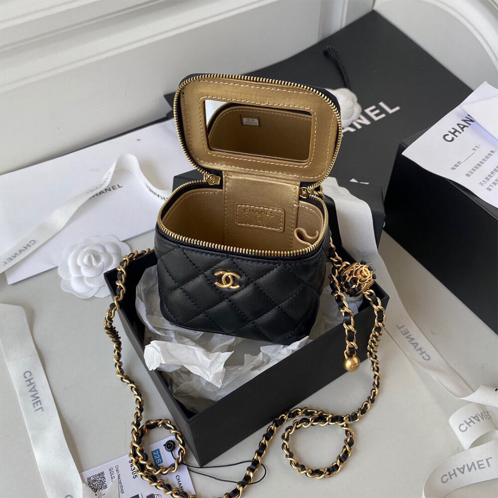 Chanel Small Vanity With Chain Bag - Replica Luxury Bags™