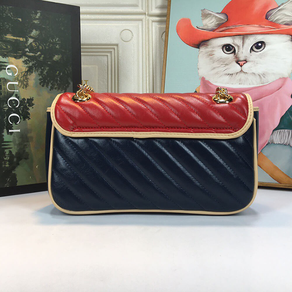 Gucci GG Marmont Small Matelasse Shoulder Bag - Replica Luxury Bags™