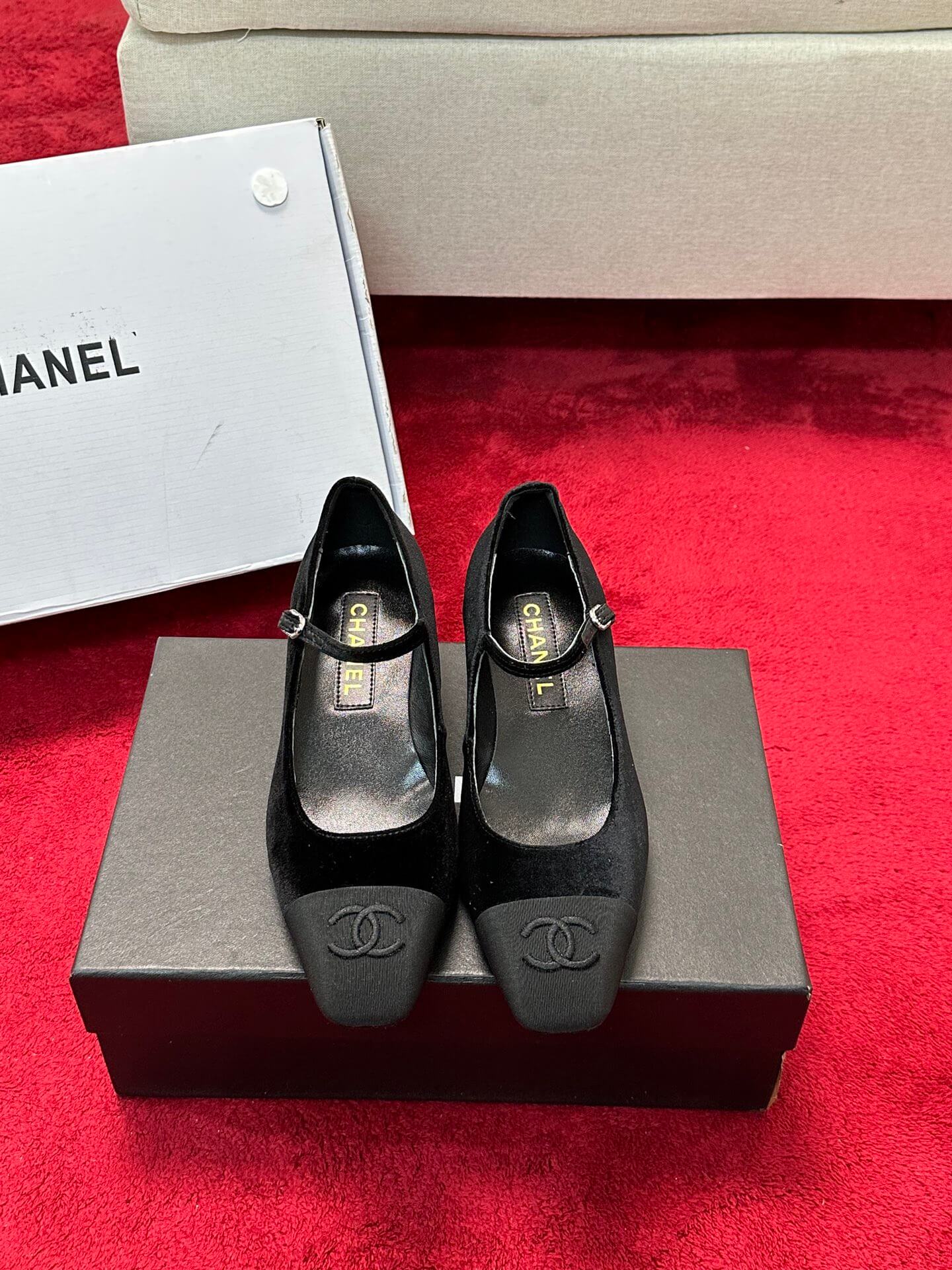 Chanel Mary Janes Heel Shoes - Replica Luxury Bags™
