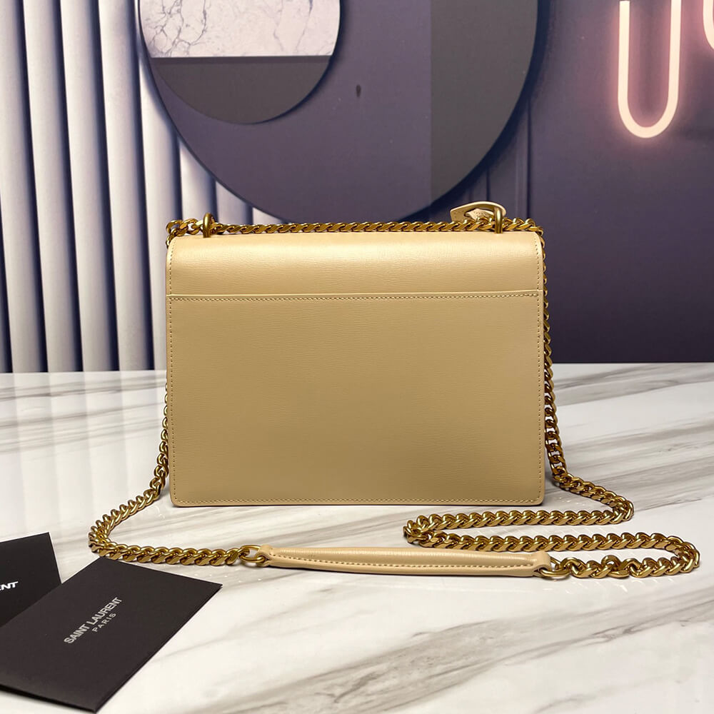 YSL Sunset Medium Chain Bag In Smooth Leather - Replica Luxury Bags™