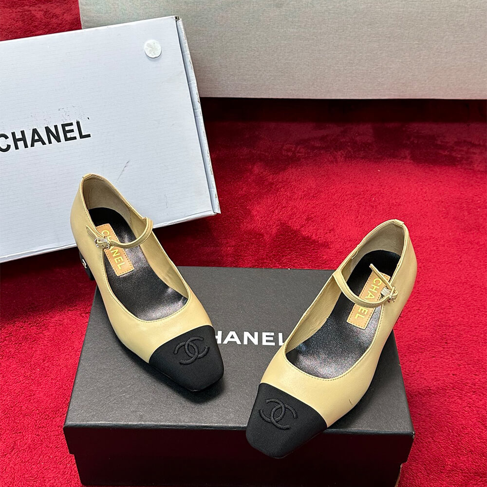 Chanel Mary Janes Heel Shoes - Replica Luxury Bags™