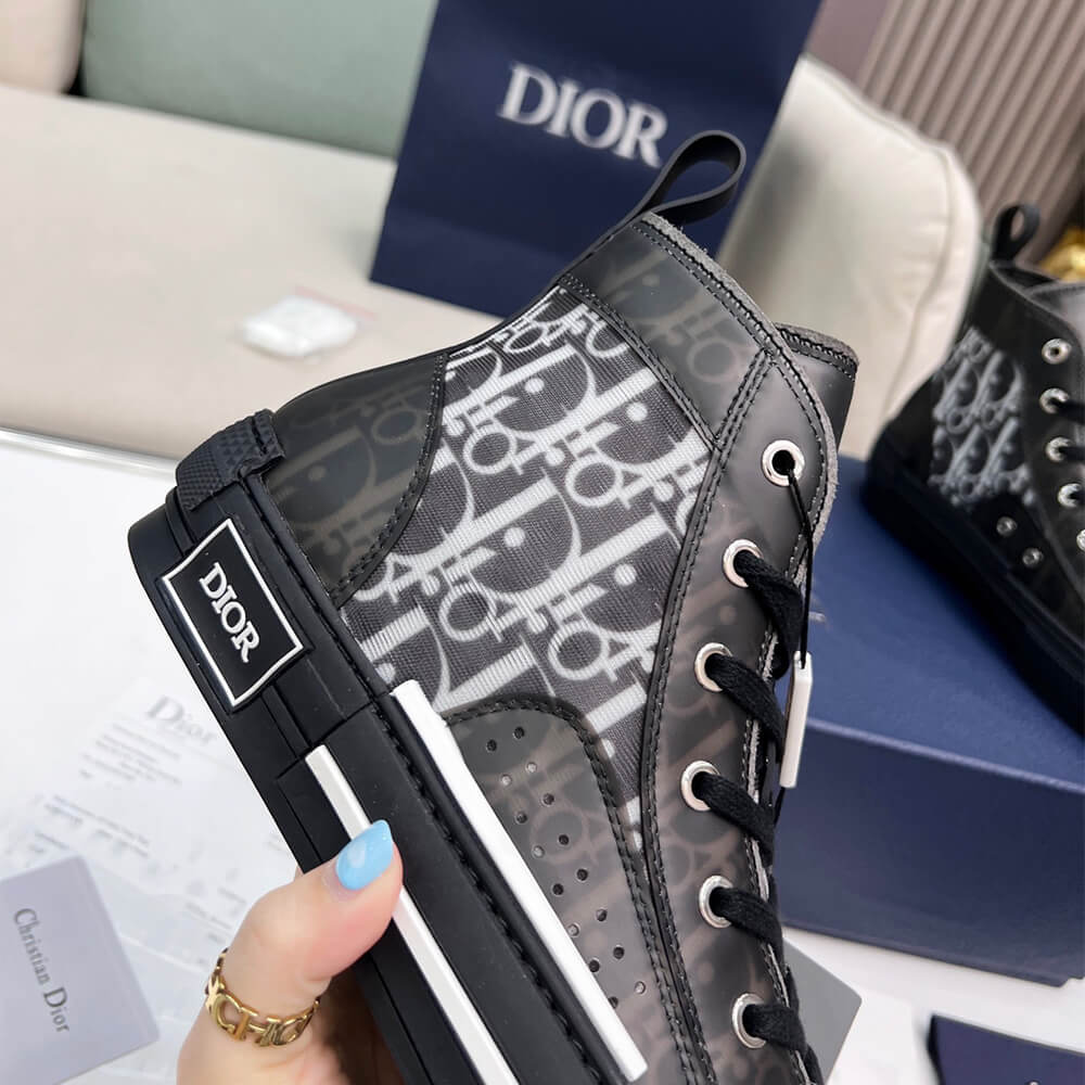 Dior B23 High-Top Sneakers Dior Oblique Shoes - Replica Luxury Bags™