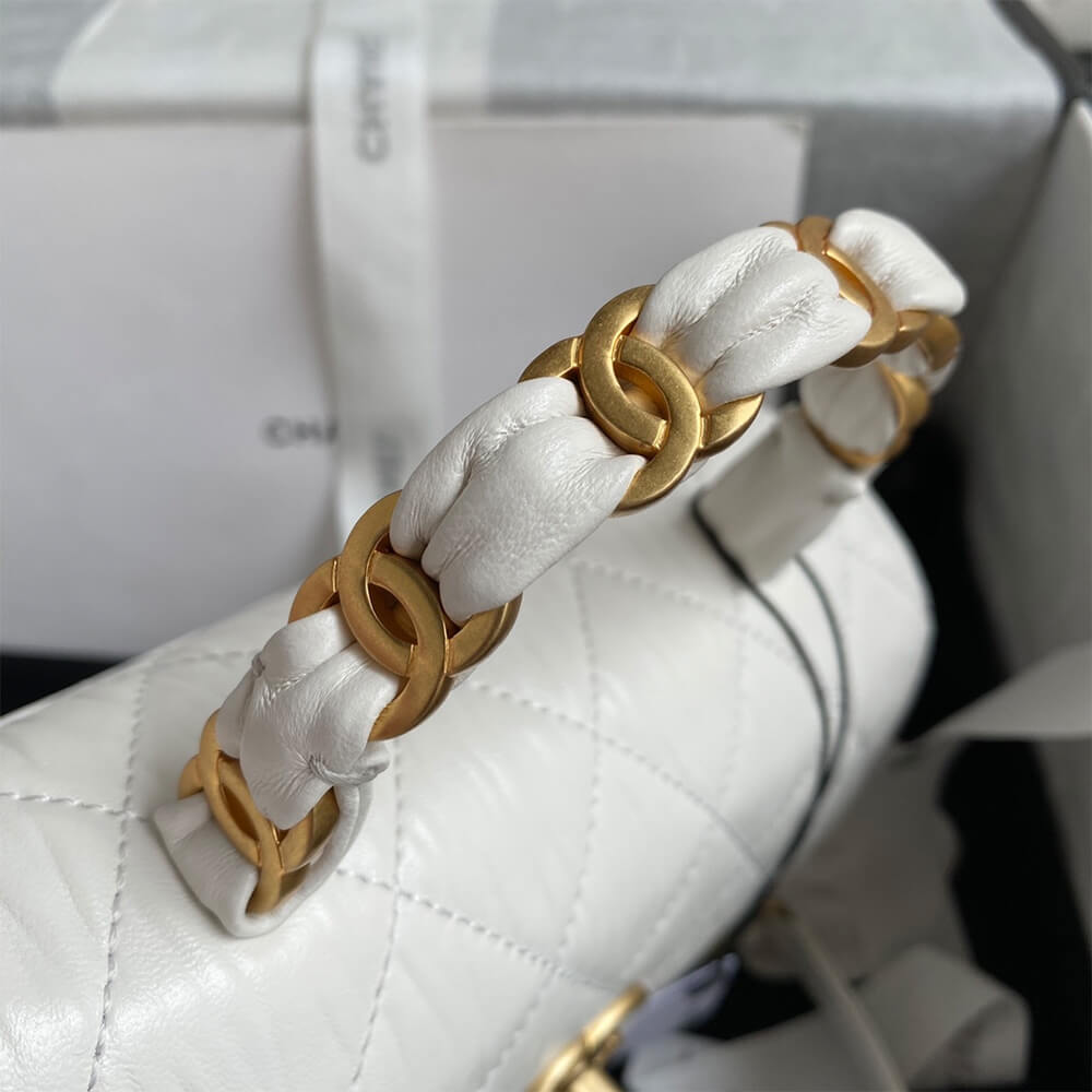 Chanel Mini Flap Bag with Top Handle - Replica Luxury Bags™