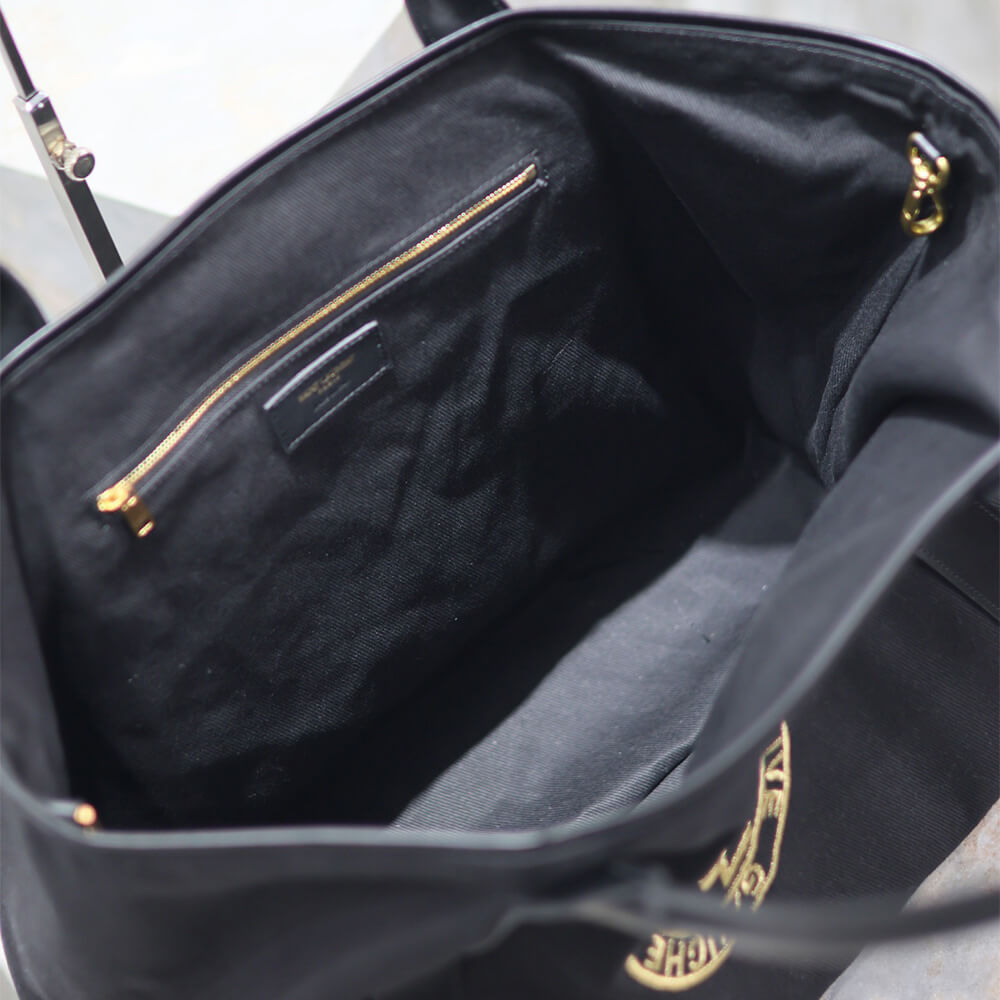 YSL Rive Gauche Tote Bag In Canvas - Replica Luxury Bags™