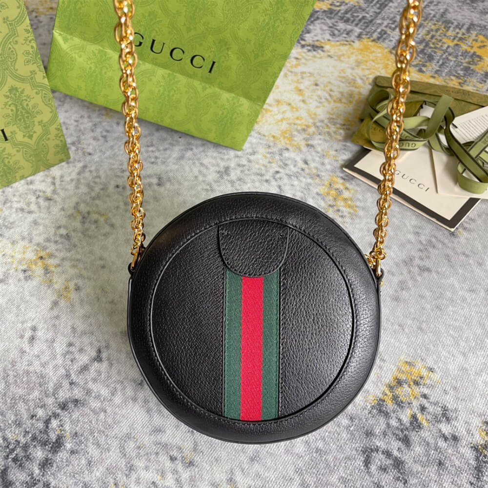 Gucci Ophidia GG Mini Round Shoulder Bag - Replica Luxury Bags™