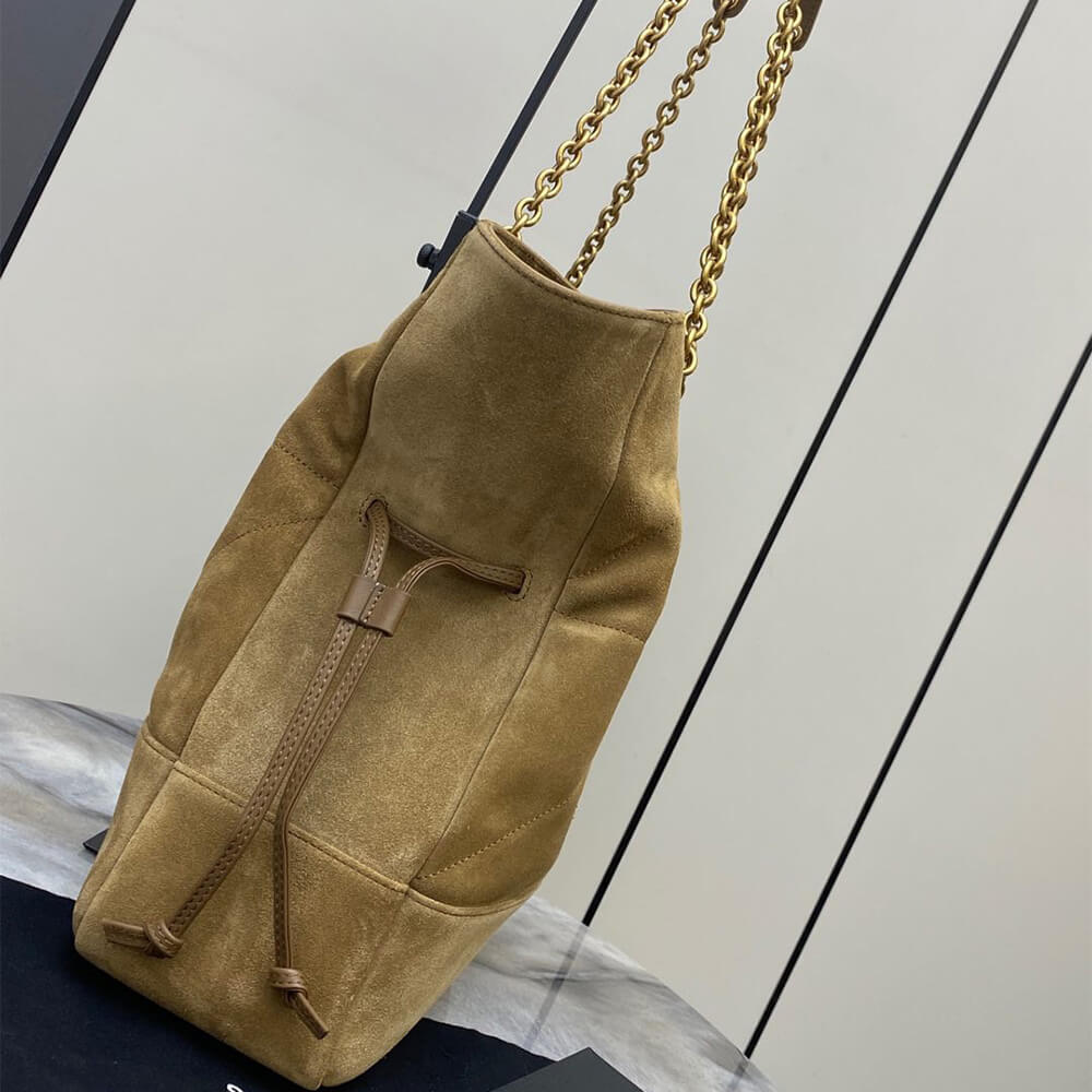 YSL Bag Jamie 4.3 Large Pochon in Suede - Replica Luxury Bags™