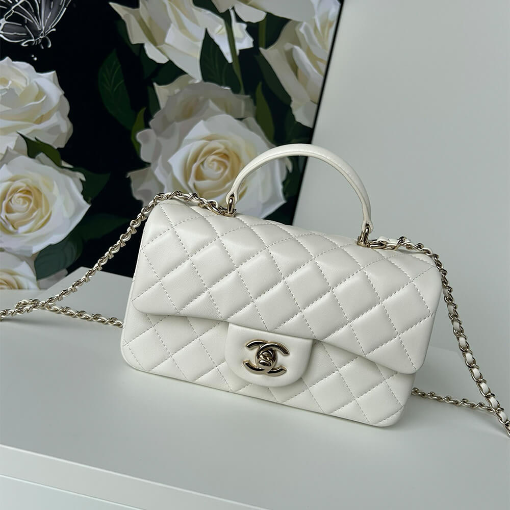Chanel Mini Classic Handbag With Top Handle - Replica Luxury Bags™