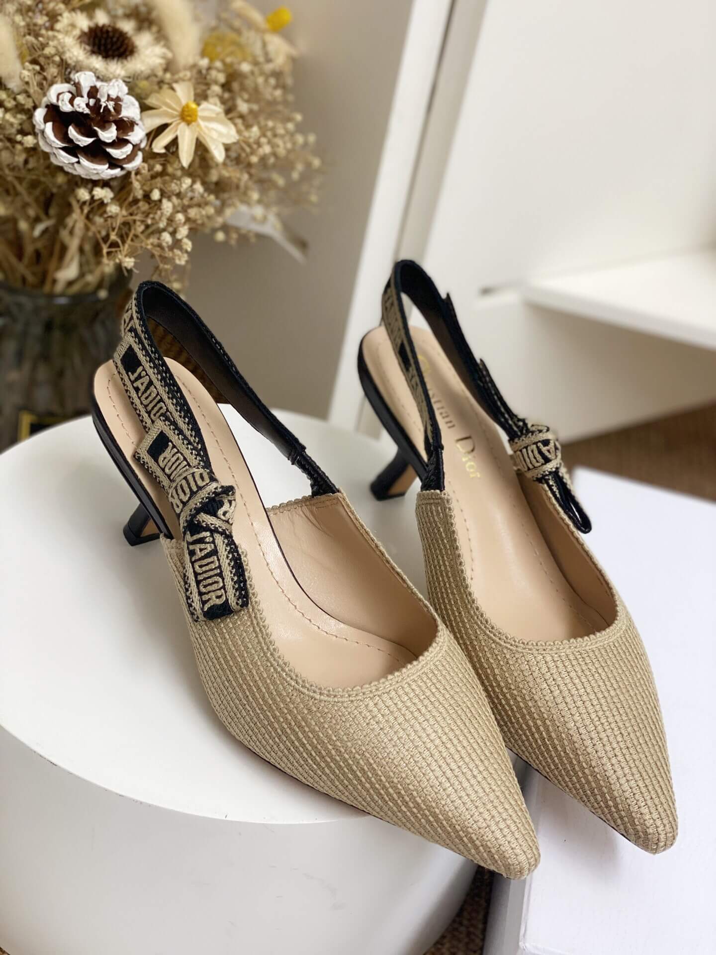 J Adior Slingback Pump Shoes - Replica Luxury Bags™