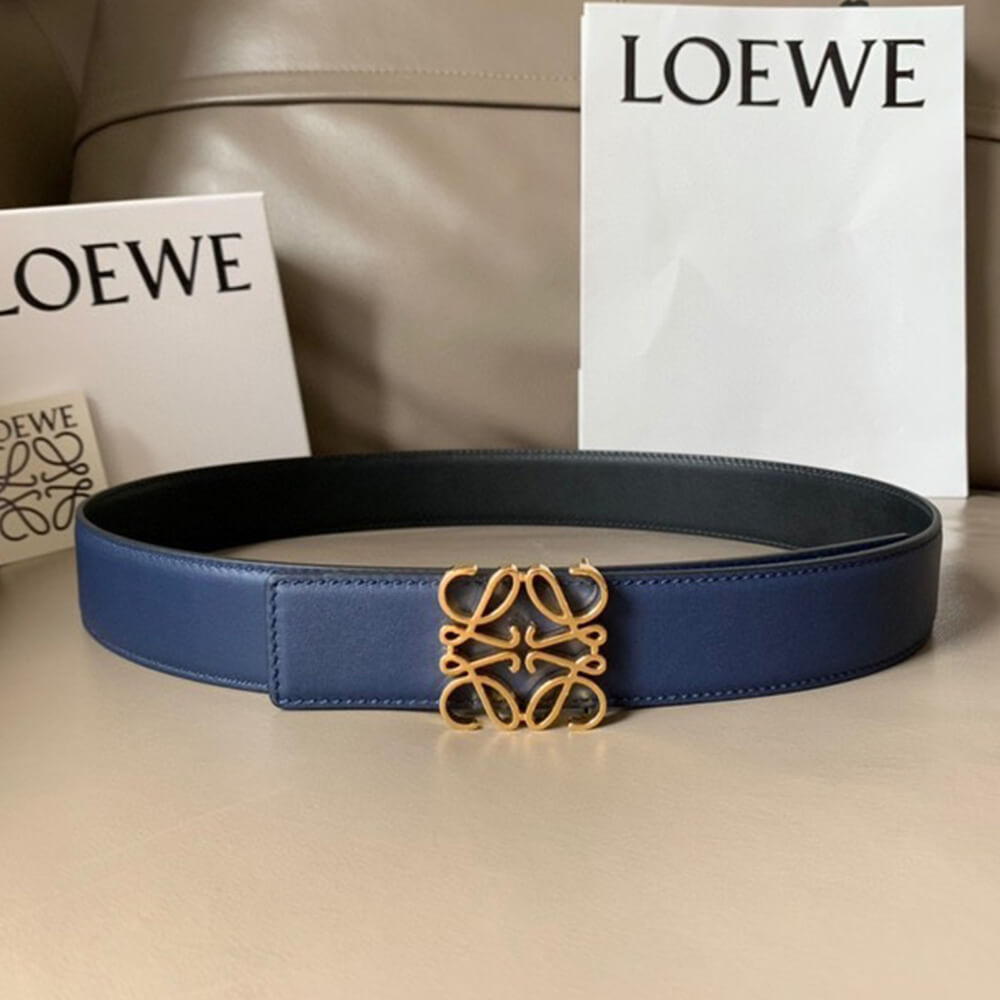 LOEWE Reversible Anagram belt 40mm - Replica Luxury Bags™
