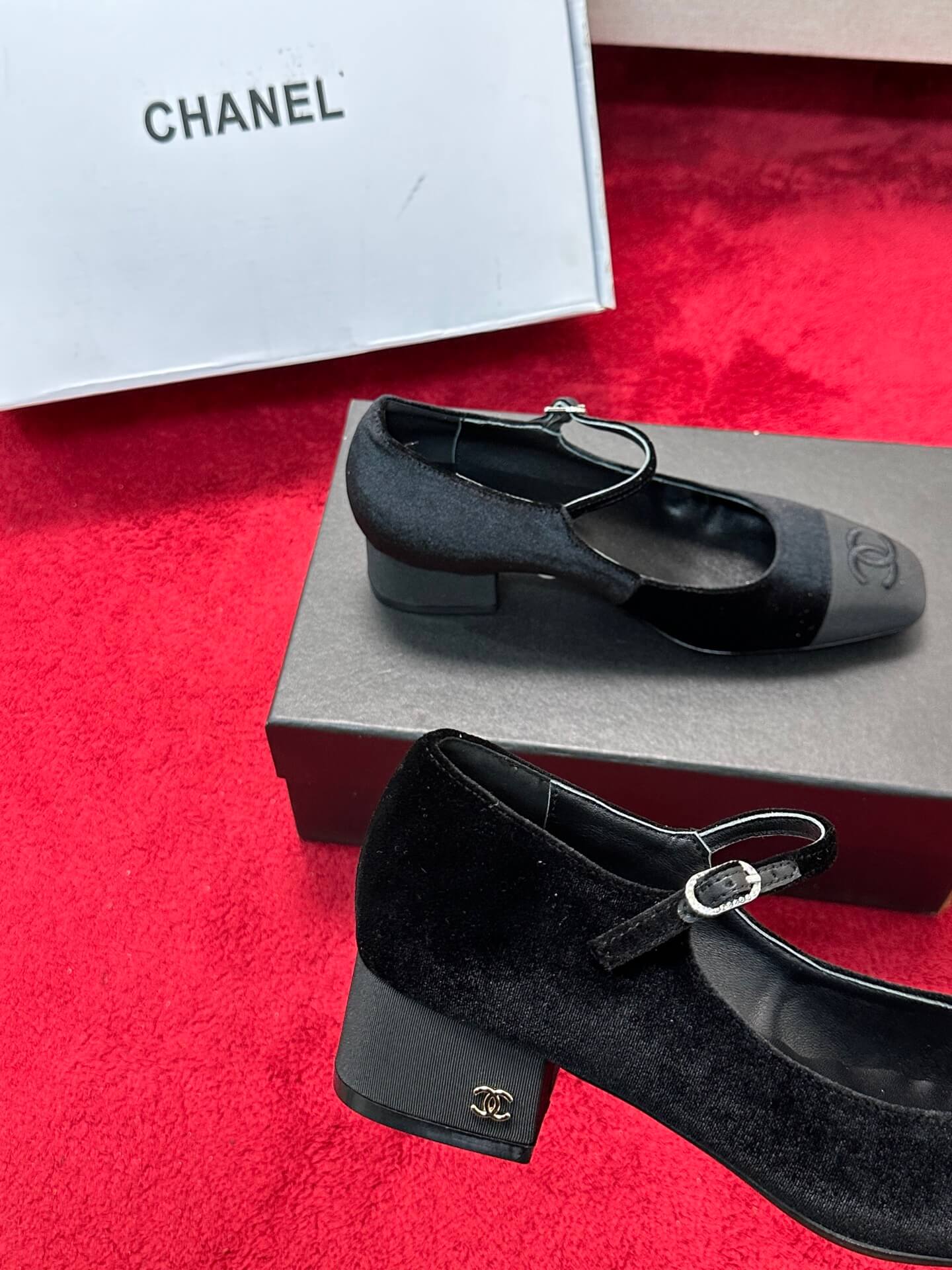 Chanel Mary Janes Heel Shoes - Replica Luxury Bags™