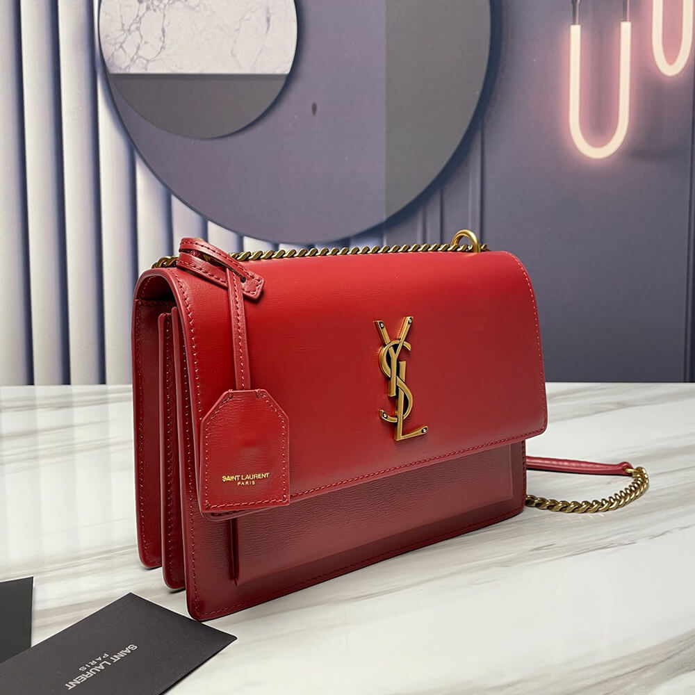 YSL Sunset Medium Chain Bag - Replica Luxury Bags™
