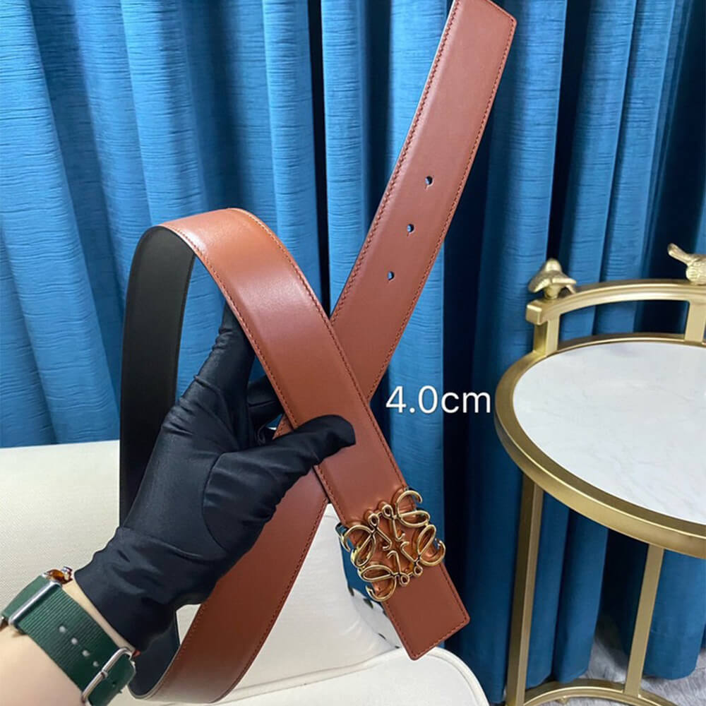 LOEWE Reversible Anagram belt 40mm - Replica Luxury Bags™