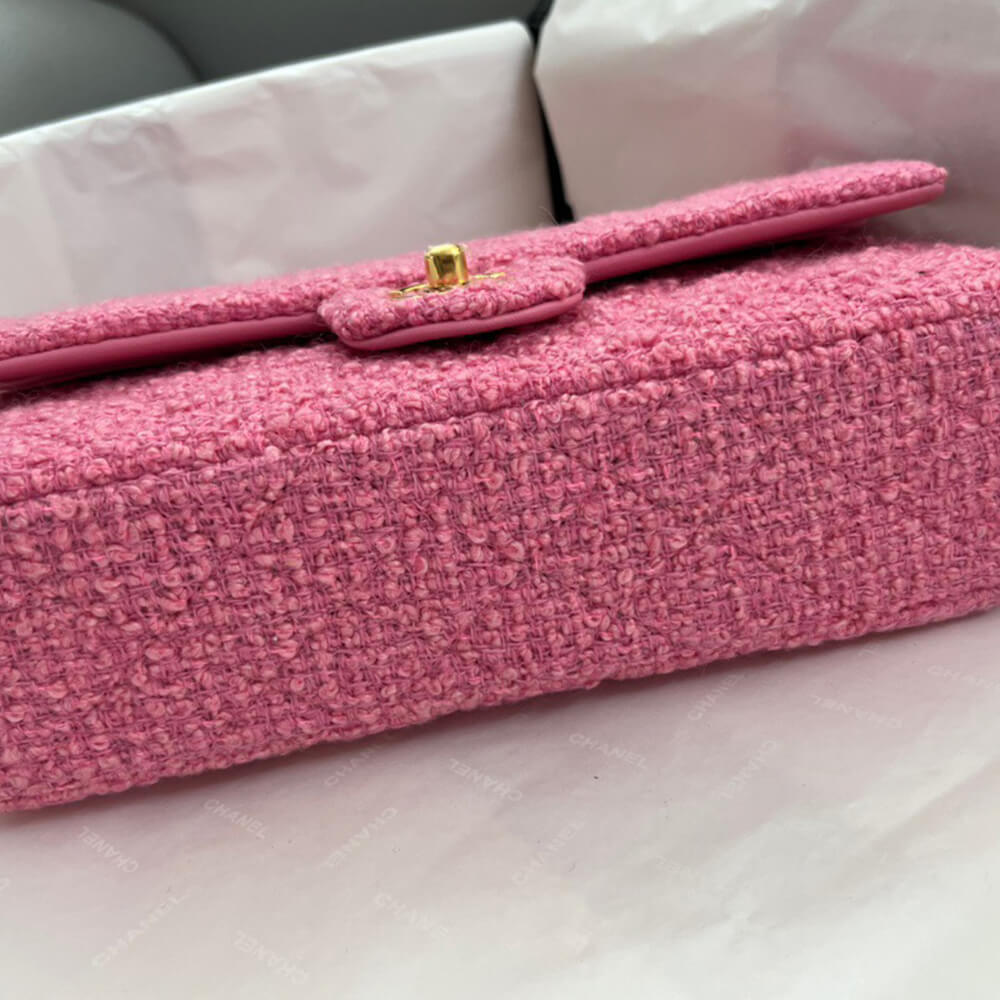 Chanel Tweed Medium Classic Flap Bag - Replica Luxury Bags™