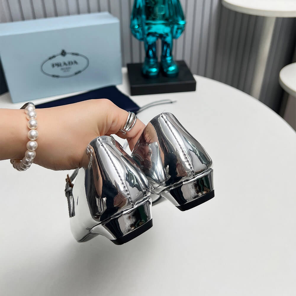 Prada Patent Leather Mary Jane Ballerinas Shoes - Replica Luxury Bags™