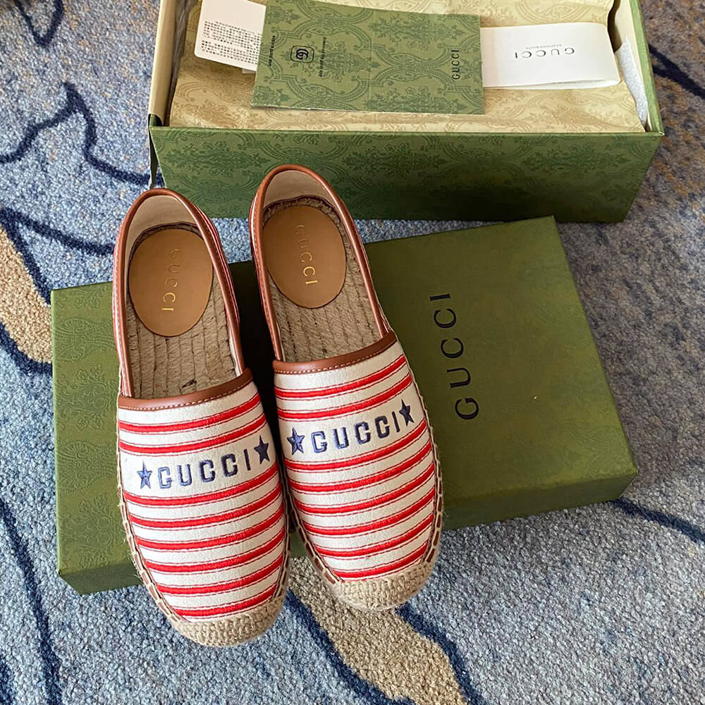 Women s Gucci Star Espadrille Shoes - Replica Luxury Bags™