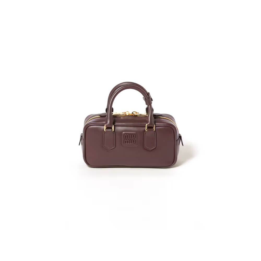 Miumiu Large Arcadie Leather Bag - Replica Luxury Bags™