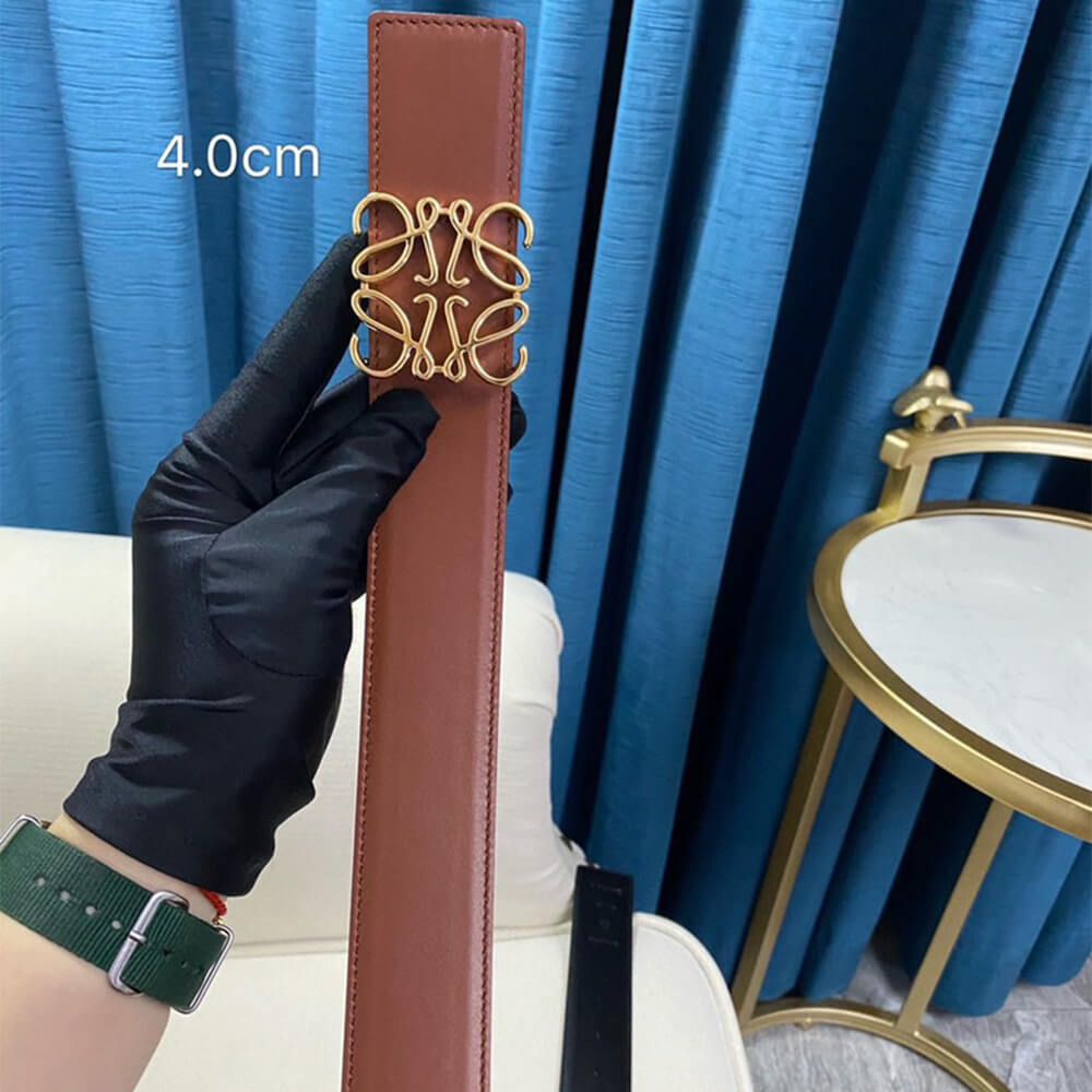 LOEWE Reversible Anagram belt 40mm - Replica Luxury Bags™