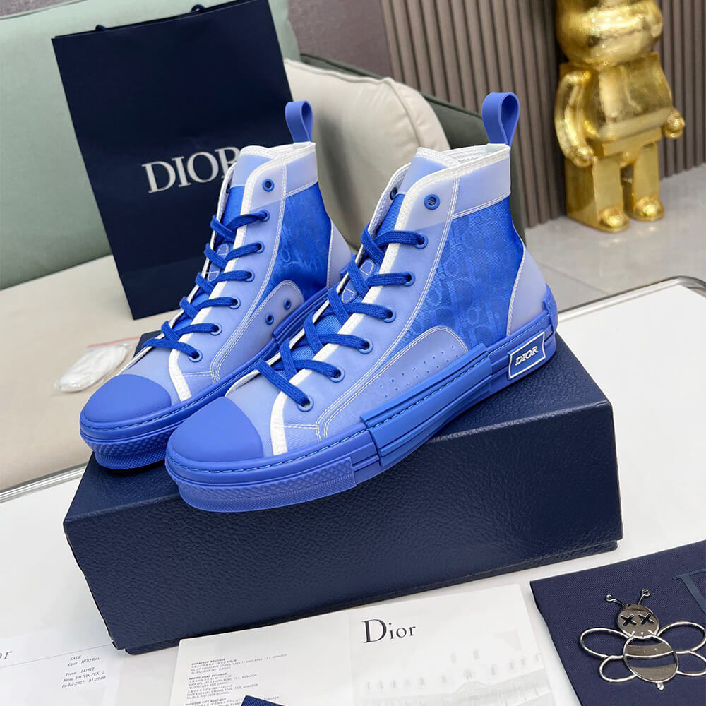 Dior B23 High-Top Sneakers Dior Oblique Shoes - Replica Luxury Bags™