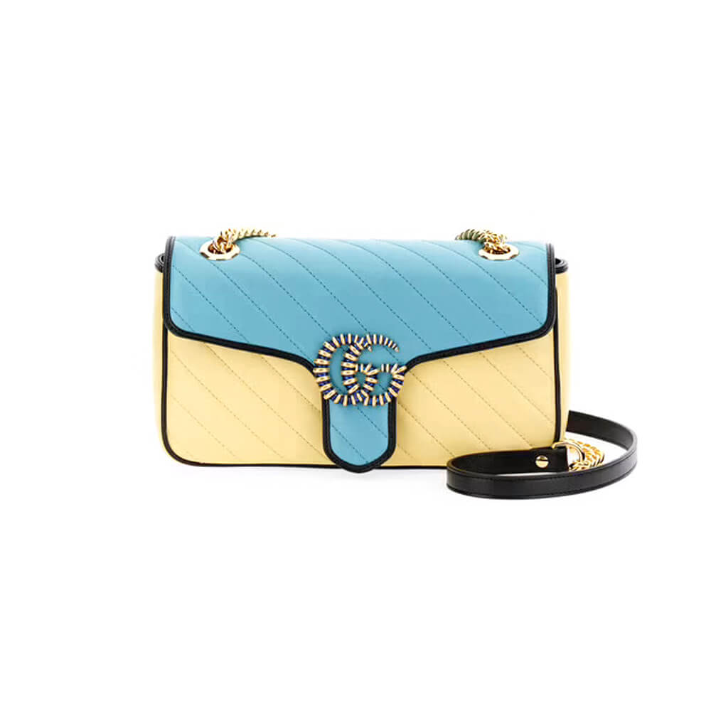 Gucci GG Marmont Small Matelasse Shoulder Bag - Replica Luxury Bags™