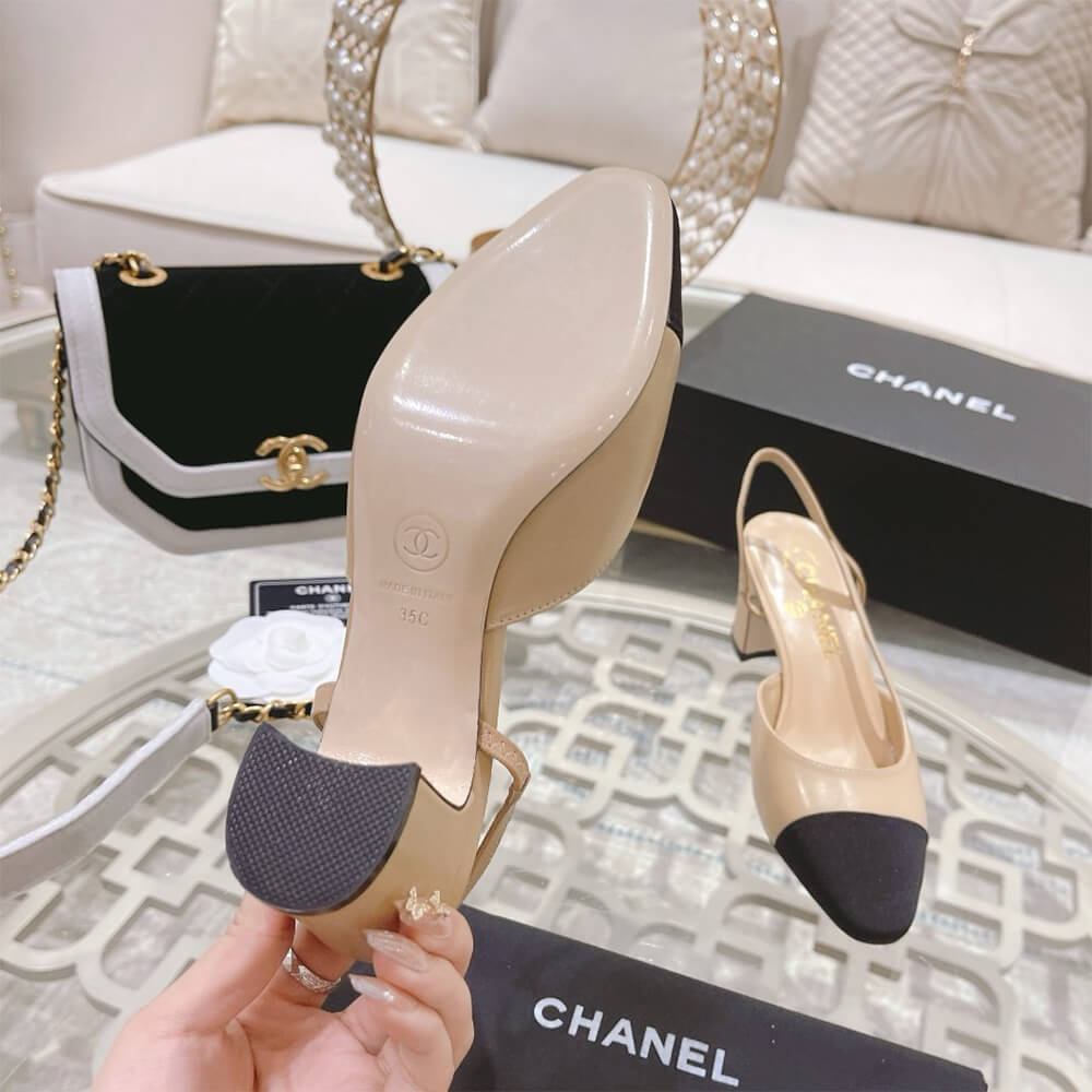 Chanel Slingback Sandal Shoes - Replica Luxury Bags™