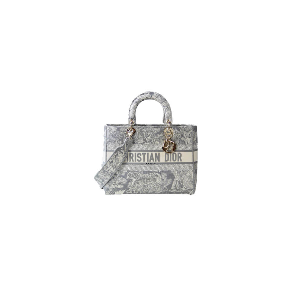 Dior Large Lady D-Lite Bag - Replica Luxury Bags™