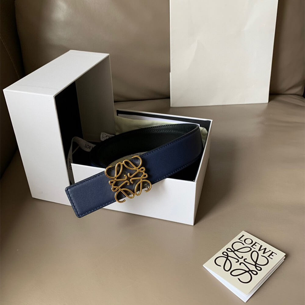 LOEWE Reversible Anagram belt 40mm - Replica Luxury Bags™