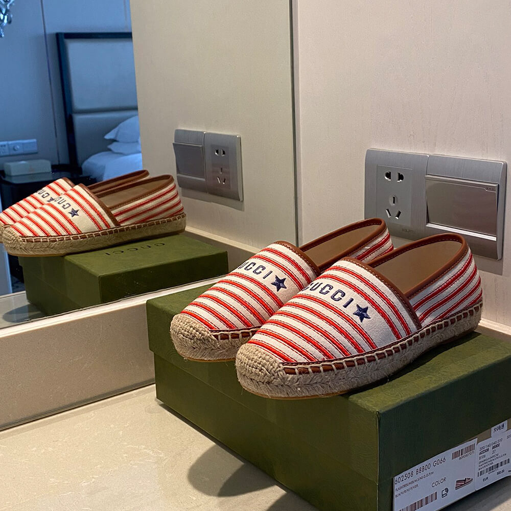 Women s Gucci Star Espadrille Shoes - Replica Luxury Bags™