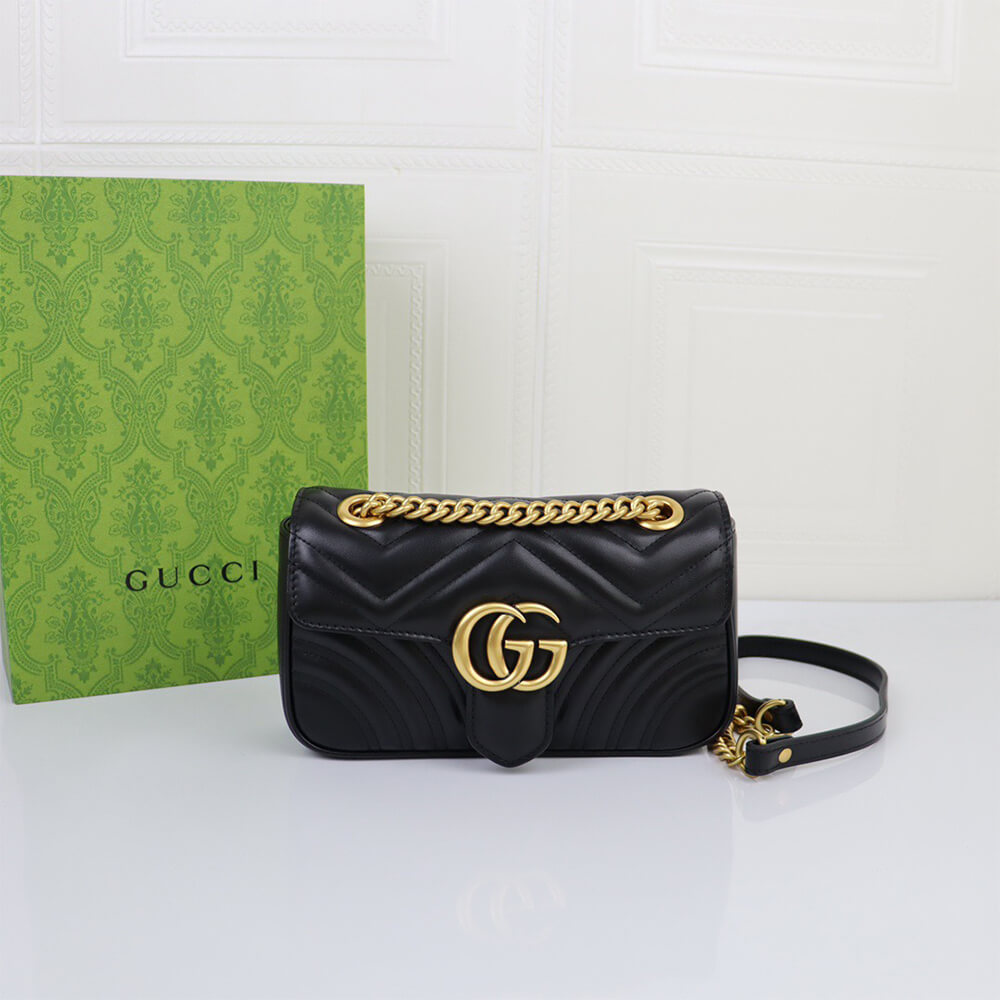 Gucci GG Marmont Mini Shoulder Bag - Replica Luxury Bags™