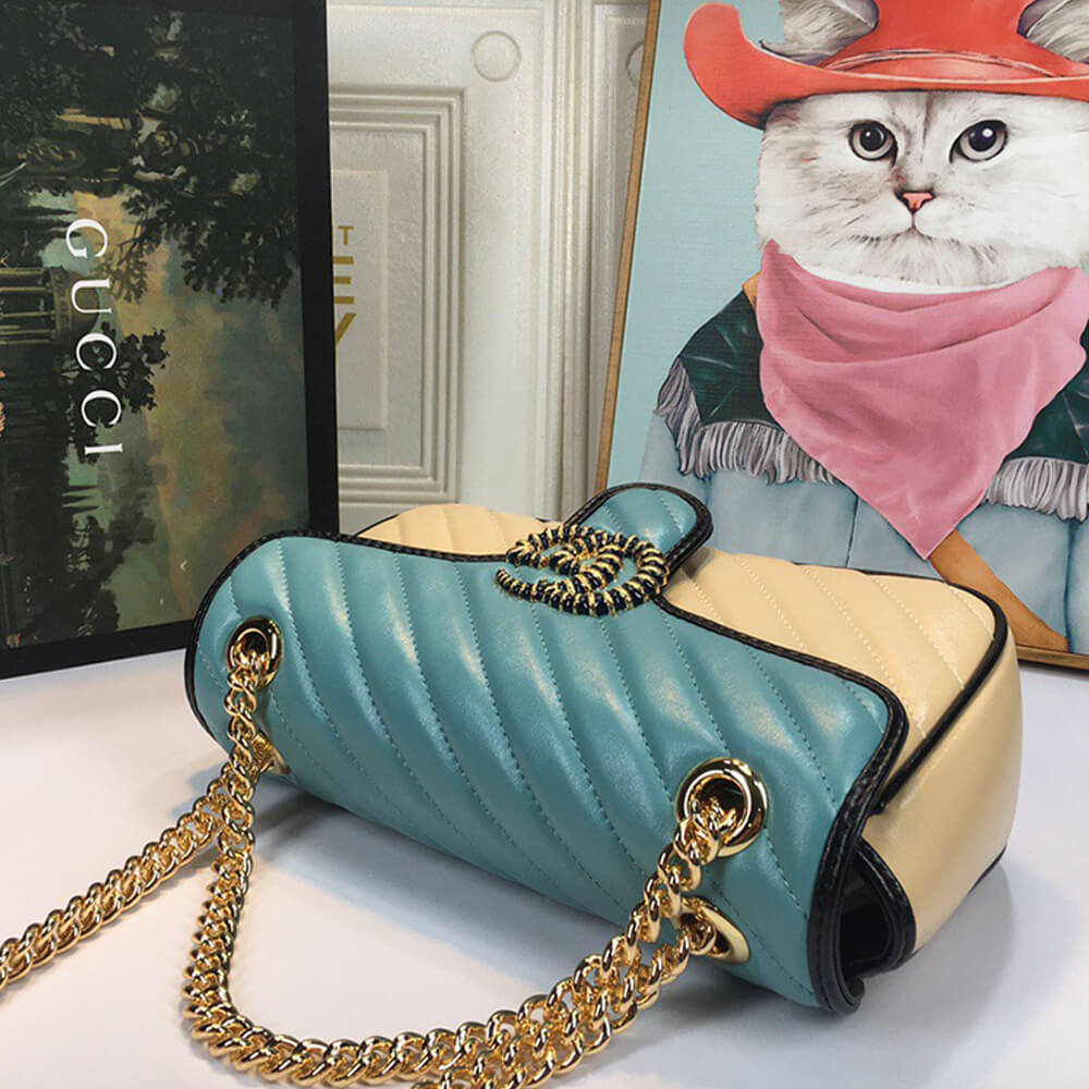 Gucci GG Marmont Small Matelasse Shoulder Bag - Replica Luxury Bags™