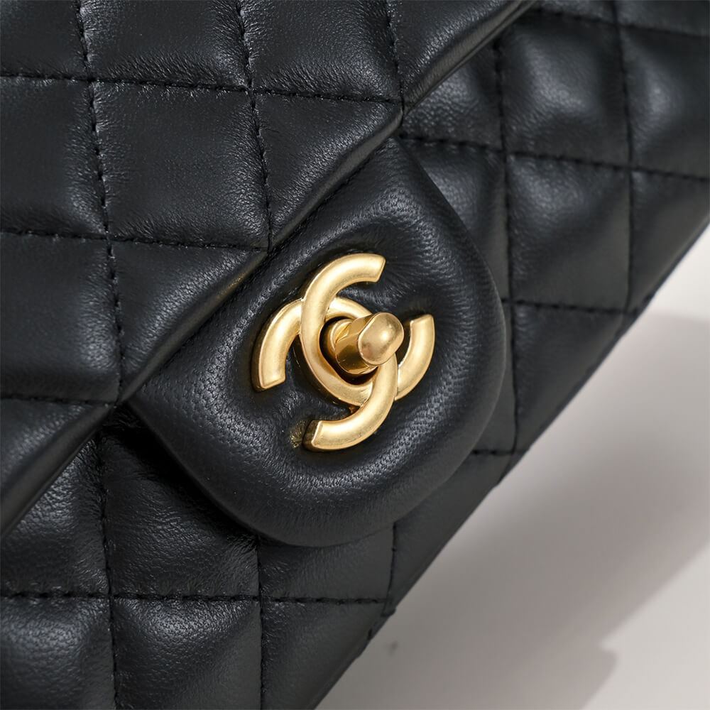 Chanel Mini Flap Bag with Top Handle - Replica Luxury Bags™