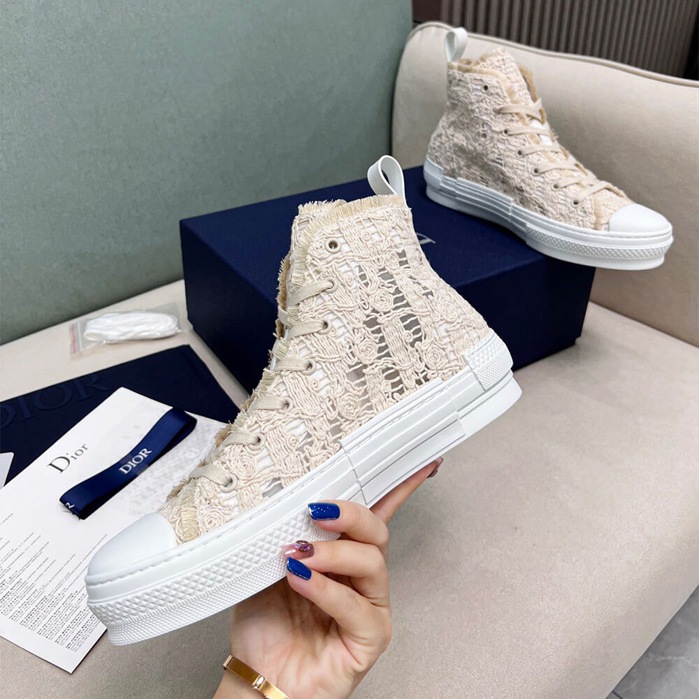 DIOR B23 High-Top Sneakers Dior Oblique Shoes - Replica Luxury Bags™