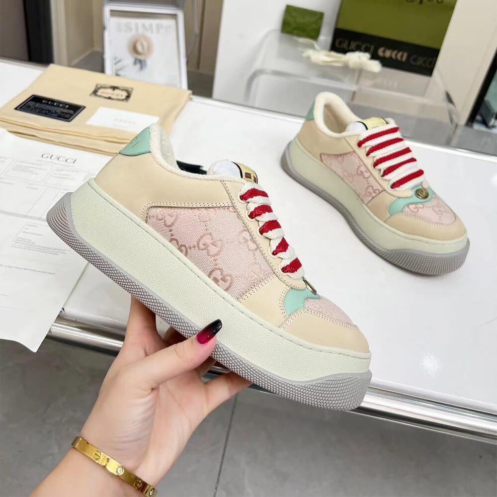 Gucci Women s Screener Trainer Shoes - Replica Luxury Bags™